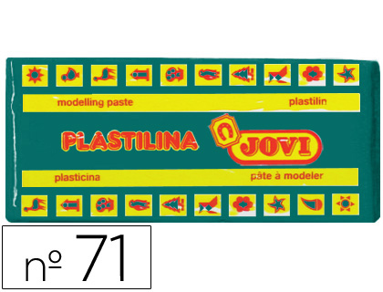 Barra 150g. plastilina Jovi 71 verde oscuro